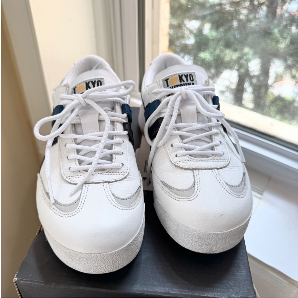 New Onitsuka Tiger Delegation Ex Sneakers White Black - Picture 4 of 10